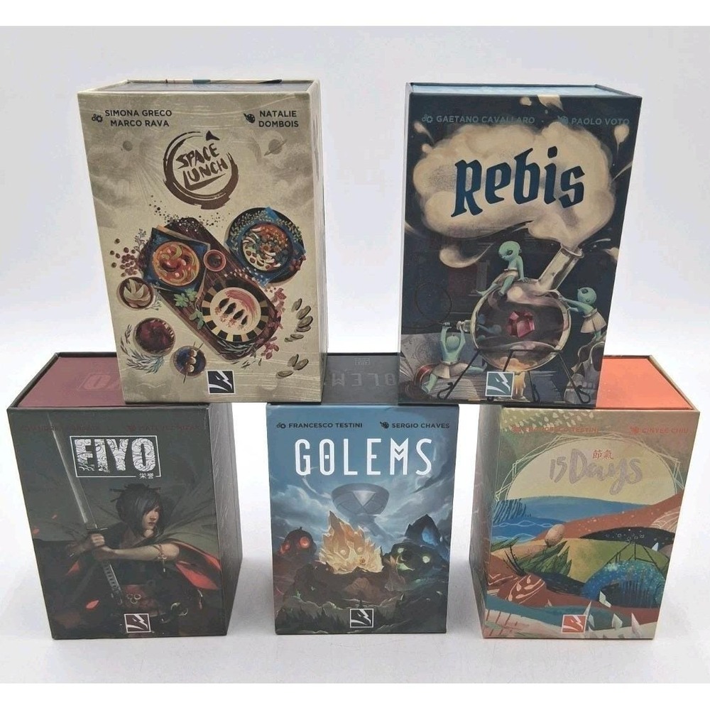 Vtg ThunderGryph Games Matchbox Collection Rebis Kickstarter Limited Edition